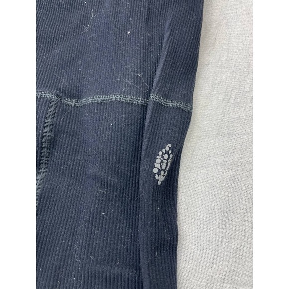 FP Movement Free People Free Throw Jumpsuit OnePiece Ribbed Knit Black Small - Picture 2 of 5